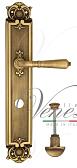 Дверная ручка Venezia на планке PL97 мод. Vignole (мат. бронза) сантехническая