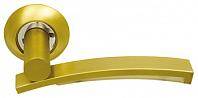 Дверная ручка Archie Sillur мод. 114 S.GOLD/MA (матовое золото/белый акрил)
