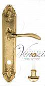 Дверная ручка Venezia на планке PL90 мод. Alessandra (полир. латунь) сантехническая